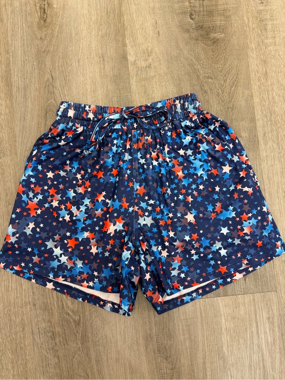 Michelle Mae Navy Star Print Women’s Shorts